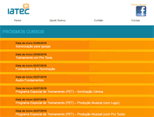Tablet Screenshot of iatec.com.br